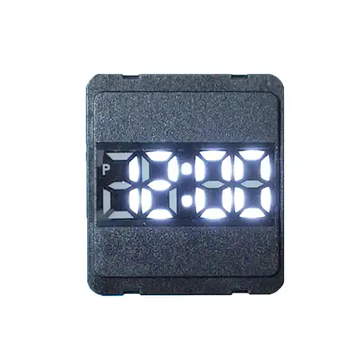 Blauw LED-toetsenbord Elektronisch uurwerk